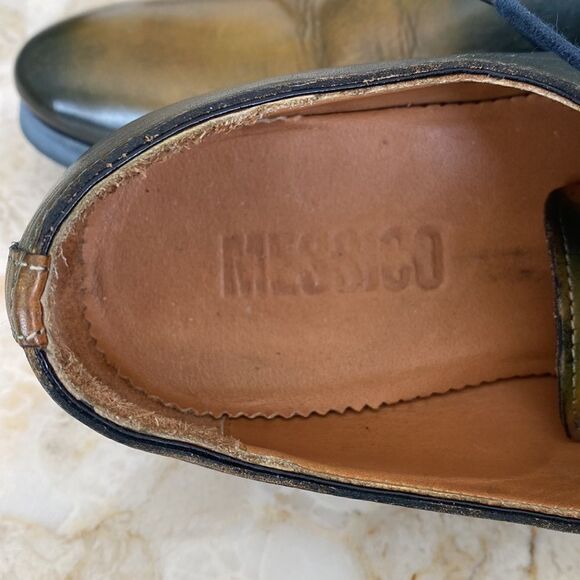 Messico Handcrafted Leather Derby Lace Up Shoes - Picture 14 of 14
